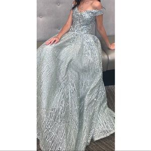 Gorgeous Off The Shoulder Ballgown